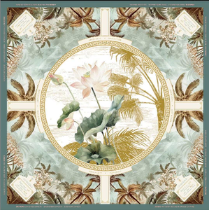 Tapis de Mahjong américain Lotus couleur personnalisée pour tuiles de Mahjong, en caoutchouc naturel, antidérapant, résistant à l'eau, lavable, 80cm*80cm, classique - Product Image 1