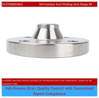 Bride à souder RF usinée CNC en acier inoxydable 304 ASME B16.5 Classe 150 DN125-DN600 Marque YOUJIA