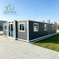 Maison préfabriquée en acier robuste à haute capacité de charge, conçue comme une maison de 20 pieds ou 40 pieds pour l'hébergement temporaire de projets