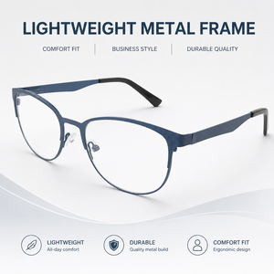 Lunettes de lecture en métal ultra-légères de haute qualité pour la protection contre les rayonnements des écrans d'ordinateur, pour <span class=keywords><strong>le</strong></span> bureau et la maison - Product Image 5