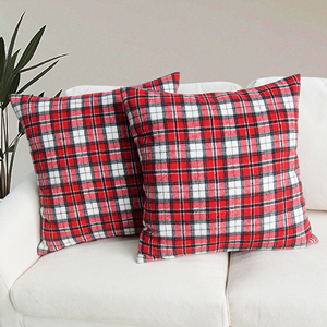Cuscino in tessuto quadrato Plaid classico comodo cuscino decorativo per la casa divano <span class=keywords><strong>auto</strong></span> sedia uso Hotel - Product Image 1
