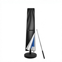 Housse de protection imperméable en tissu Oxford pour parasol banane ou parasol de patio extérieur, avec tige en fer, anti-poussière, >3000mm