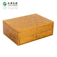 Tiroir de boîte-cadeau en bois personnalisé boîte de bonbons de luxe pour le Ramadan emballage de cadeau en chocolat cookie dates du Moyen-Orient
