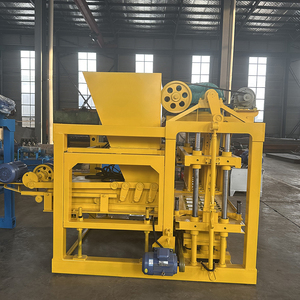 QTJ4-28 Semi Auto 4 5 <strong>6</strong> 8 9 Inch Interlock Hollow Road Paver Mould <strong>Cement</strong> Concrete Brick <strong>Block</strong> Making <strong>Machine</strong> - Product Image 3