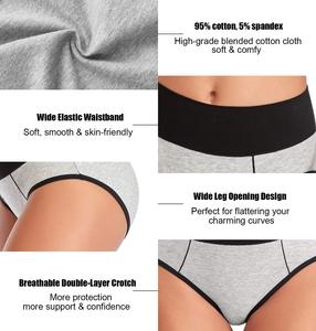 Sous-vêtement sans couture taille moyenne pour femmes élégantes grande taille XL G-String culotte <span class=keywords><strong>de</strong></span> sport confortable au bureau à faible coût - Product Image 6