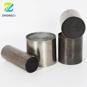 Platino Palladio Catalizzatore Metallizzato a nido d'ape substrato mini convertitore catalitico per veicoli a benzina