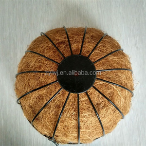 Factory Steel <strong>Wire</strong> Hanging <strong>Basket</strong> with Coconut Fibre - Product Image 5
