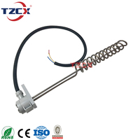 Elementos calefactores de titanio para galvanoplastia, calentador de inmersión eléctrico de 2KW, 3KW, 9kw o personalizado, certificado CE