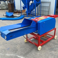 Nouvelle machine à couper l'herbe multifonctionnelle pour l'agriculture domestique à haute productivité, coupeuse de paille humide/sèche avec une capacité de 200 kg/h