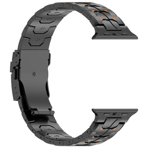 Bracelet en <span class=keywords><strong>titane</strong></span> de qualité supérieure CM, bracelet de luxe compatible avec <span class=keywords><strong>Apple</strong></span> <span class=keywords><strong>Watch</strong></span> 49 mm, 46 mm, 45 mm, 44 mm, classique, élégant et professionnel - Product Image 3