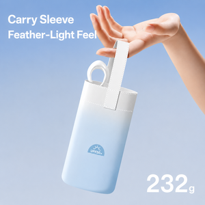 Paraguas Plegable Compacto de Viaje de 19 Pulgadas con Mango de Anillo, Color Pastel Degradado, 232g, OEM, UPF50, Protección UV, Personalizado Japón Corea, 5 Pliegues, con Bolsa - Product Image 3