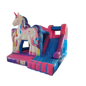 Tùy chỉnh trẻ em Đảng <span class=keywords><strong>Inflatable</strong></span> Unicorn nhảy lâu đài với MOONWALK nảy lâu đài <span class=keywords><strong>Combo</strong></span> cho bán - Product Image 2