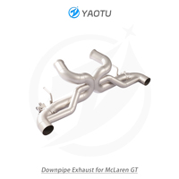 Système d'échappement en acier inoxydable 304 YT pour McLaren GT 4.0T V8 Axleback avec télécommande
