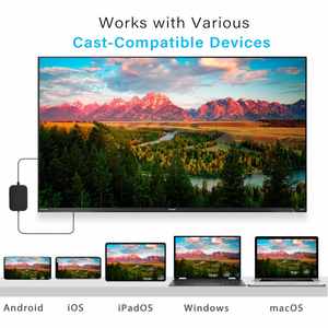 Adaptador Inalámbrico para Transmisión de Pantalla Elanby OEM con Compatibilidad Airplay y Miracast, Full HD 1080P, Doble Banda 2.4GHz/5GHz, Alcance de 10M - Product Image 3