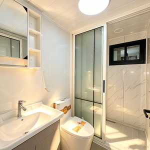 Casa Modular Prefabricada Contenedor, Tiny Homes Lista para Enviar, <span class=keywords><strong>Muebles</strong></span> Modernos para Sala de Estar con Baño y Cocina - Product Image 4