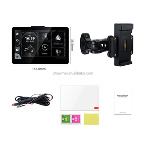 Pantalla Portátil Impermeable de 6.25 Pulgadas con Bluetooth para Motocicleta, GPS, CarPlay Inalámbrico, Pantalla con Android Auto para Moto - Product Image 1