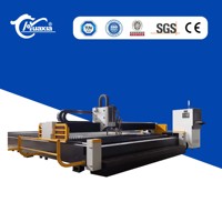 Découpeuse laser à fibre de haute précision pour tôle de laiton et de titane avec table d'échange 1000W