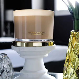 Vela Aromática Grande de Vidrio Grueso con Fragancia, 8oz 15oz 16oz, con Logotipo Privado Personalizado, Tapa y Caja para Decoración del Hogar al por Mayor - Product Image 2