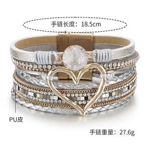 Pulsera de oro de 14k con incrustaciones multicolores de alta calidad para mayoristas, con cierre detallado y probado para mayor resistencia. - Product Image 5