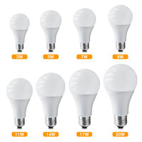 Échantillons gratuits 3w 5w 7w 9w B22 Led Ampoule Led Matière première B22 Matière première Led Ampoule Lumière Pièces