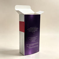 Boîte d'emballage cosmétique en papier personnalisée OEM ODM en gros avec plateau intérieur en carton pour lotion