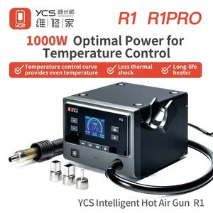 Estación de Soldadura Inteligente YCS R1 de 1000 W con <span class=keywords><strong>Pistola</strong></span> de Aire Caliente y 4 Boquillas para Reparación de CPU, IC, BGA y SMT de Teléfonos Móviles - Product Image 2