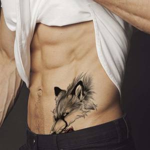 CG สติกเกอร์รอยสักปลอมกันน้ำได้สำหรับผู้ชายผู้หญิงดอกไม้สัตว์ - Product Image 5