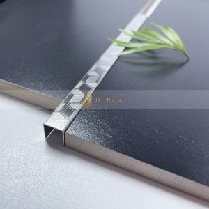 Good Quality SS 304 Stainless Steel <b>Tile</b> Trim U Shape Durable Waterproof Easy Installation 5+ Year Warranty Wall Trim for - Product Image 1