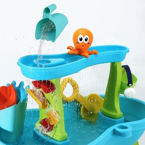SamToyCn Enfants Cascade Sable <span class=keywords><strong>Table</strong></span> D'<span class=keywords><strong>eau</strong></span> D'été En Plein Air <span class=keywords><strong>Activité</strong></span> Sensorielle Jouer Jeu Plage Jouets pour Enfants Toddlers Age 3-5 - Product Image 2