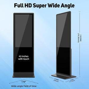 エレベーター用タッチスクリーン43 55インチデジタルサイネージ表示キオスクトーテム屋内スマートフロアスタンド広告プレーヤー - Product Image 4