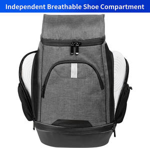 Muestra Gratis de Mochila Deportiva con Cordón y Bolsillos/Nueva Moda/Venta Caliente Bolsas para Zapatos de Baloncesto con Forro de Nailon y Cremallera - Product Image 2