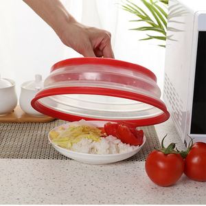 Hot Selling Multifunction 2 in 1 Collapsible Splatter Folding <b>Microwave</b> Cover for Food - Product Image 6