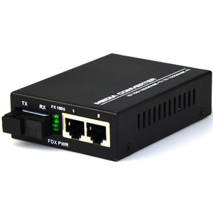 Transceptor de Fibra Óptica 100Mbps 1Gbps Monomodo Interfaz SC 1 Puerto Óptico 1 Puerto Eléctrico Fuente de Alimentación 3C - Product Image 2
