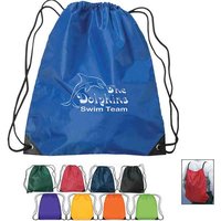 Pochette légère en nylon avec fermeture à cordon pour l'impression personnalisée en gros, les articles divers pour événements, la vente au détail et l'emballage
