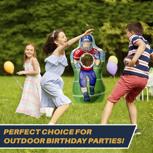 Cible gonflable double face de 1,5 m pour baseball et football, sac de frappe robuste et souple pour jeux de lancer amusants, idéal pour les fêtes d'enfants en extérieur - Product Image 5