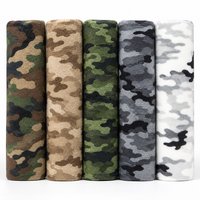 Tissu en microfibre tissé 150D 100% polyester effet peau de pêche, imprimé cachemire, 110 GSM, pour vestes ethniques
