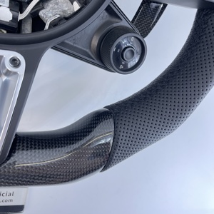 Volante de Fibra de Carbono CCExcellent para <span class=keywords><strong>Porsche</strong></span> Panamera 991.2 Carrera 911 918 992 718 GT4 RS 982 Boxster Cayman <span class=keywords><strong>Macan</strong></span> <span class=keywords><strong>2017</strong></span>+ - Product Image 3