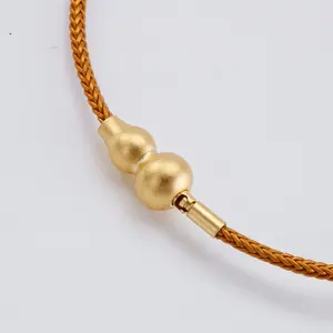 Brass Gold Plated Hollow Resin Pave Round Spacer Beads For Jewelry Stainless Steel Rope Bracelet