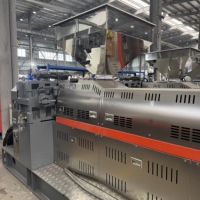 Machine de granulation de plastique à vis simple haute efficacité pour le recyclage des déchets PP PE, granulateur à vis simple pour le recyclage