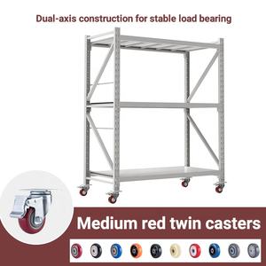 Silent Foot 2.5/3/4/5 Zoll Universal Polyurethan Rollen Vorbau Rad Moving Base Plate Rigid Style - Product Image 3