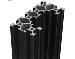 C chùm tuyến tính đường sắt 4080 Đen Anodized cho CNC tùy chỉnh nhôm đùn hồ sơ V khe cắm - Product Image 3