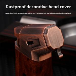 Encendedor de águila voladora Baicheng, cortador de cigarros en forma de V moderno 2 en 1, cámara de Gas Visual, logotipo transfronterizo recargable de Metal - Product Image 2