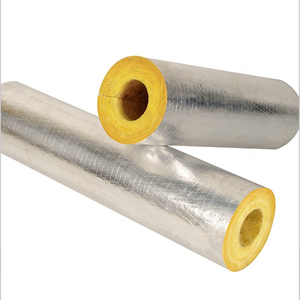 Doublure de conduit de tuyauterie en laine de verre de <span class=keywords><strong>50</strong></span> <span class=keywords><strong>mm</strong></span> d'épaisseur avec revêtement en aluminium FSK pour l'isolation CVC - Product Image 6
