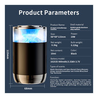 Mini machine d'aromathérapie automatique intelligente haut de gamme pour voiture, décoration sans eau de 10ml pour installation portable d'hôtel et de ménage
