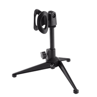 Accessoires de microphone de support de trépied de microphone d'ABS + en métal Offre Spéciale d'usine pour le jeu de streaming en direct d'ordinateur de YouTube