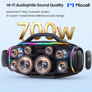 Altavoz Inalámbrico para Fiestas Miccell Wholesale de 700W con Batería Desmontable de 36000mAh, Luces RGB y Diseño VQ-SP86 1 Constr - Product Image 3