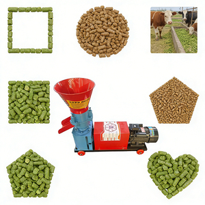 Machine à granulés rotative pour coopérative agricole, machine à granulés d'aliments pour animaux partagée pour usage communautaire, directement de l'usine - Product Image 1
