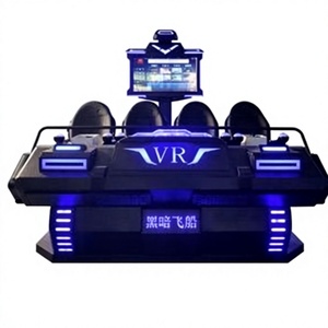 Simulateur de jeu de réalité virtuelle 9D pour 4 personnes – Expérience cinématographique dynamique avec plus de 100 jeux interactifs - Product Image 1