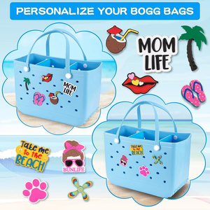 Groot Formaat Pvc Strandtas Bedeltjes Accessoires Hawaii Bloem Strandaccessoires Tas Accessoires - Product Image 6