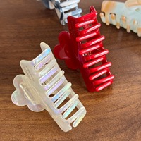 Barrette à cheveux en acétate écologique - Clip floral de 6 cm pour filles, accessoires pour cheveux avec logo personnalisé